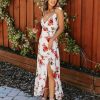 Clothing * | Oliv-001 Guest Of Wedding Kellen Floral High Low Wrap Maxi Dress Final Sale