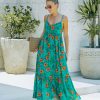 Clothing * | Buck-001 Itzel Cotton Floral Maxi Dress All Clothing