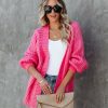 Clothing * | Dee-001 State Of Happy Claudine Knit Cardigan Pink