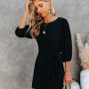 Clothing * | Tych-001 My Honey Tie Dress Black Final Sale All Clothing