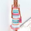 Clothing * | Salt-001 The Weekly Drop Vacays In Sorrento Striped Midi Dress