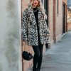 Clothing * | Enc-001 All Clothing Ladies Night Pocketed Faux Fur Coat Final Sale