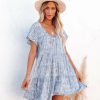 Clothing * | Dres-001 Memphis Printed Babydoll Dress