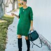 Clothing * | Newb-001 Smoky Mountain Sweater Dress Green