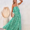 Clothing * | Aaka-001 Palos Verdes Strapless Tie Maxi Dress