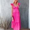 Clothing * | Endl-001 Caprice Tiered Ruffle Maxi Dress