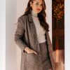 Clothing * | On T-001 Trend Forward Pocketed Plaid Blazer