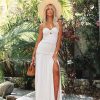 Clothing * | Mabl-001 Bride To Be Fresh Start Strapless Smocked Maxi Dress Taupe