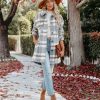 Clothing * | Stor-001 All Clothing Anise Pocketed Plaid Coat Final Sale