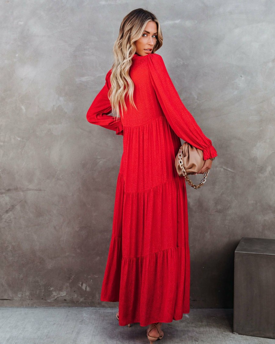 Clothing * | Enc-001 Oakridge Tiered Boho Maxi Dress Final Sale All Clothing